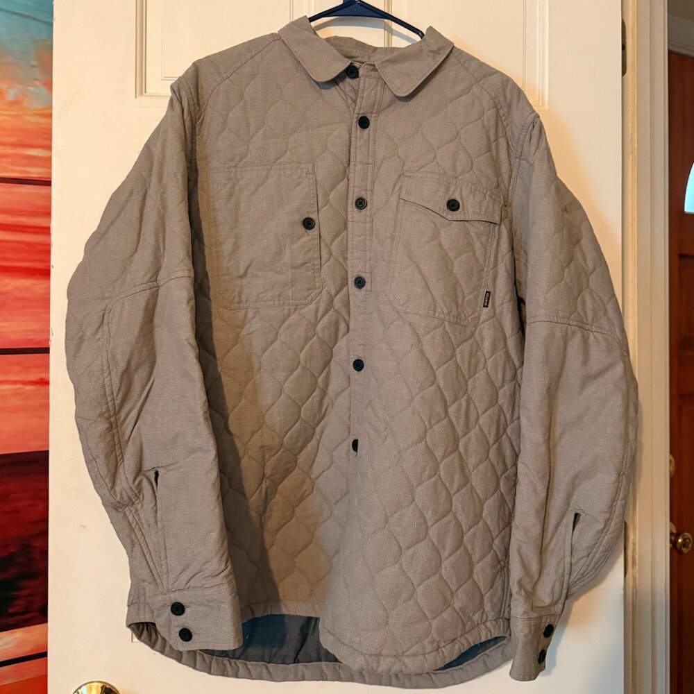 Burton Dryride Quilted Lightweight Jacket Grey